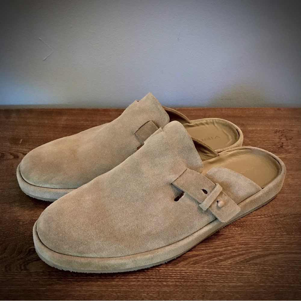 Vince Essex Suede Clogs/Mules Size 10.5 EUC